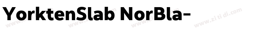 YorktenSlab NorBla字体转换